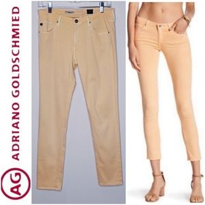 AG Adriano Goldschmied | the legging ankle size 29 peach